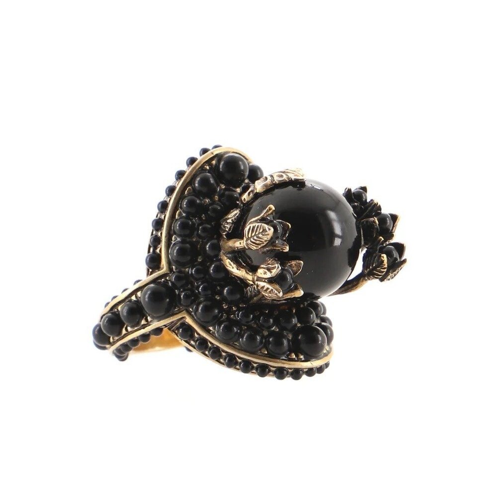 Gucci Tulip Cocktail Ring Metal and Resin
